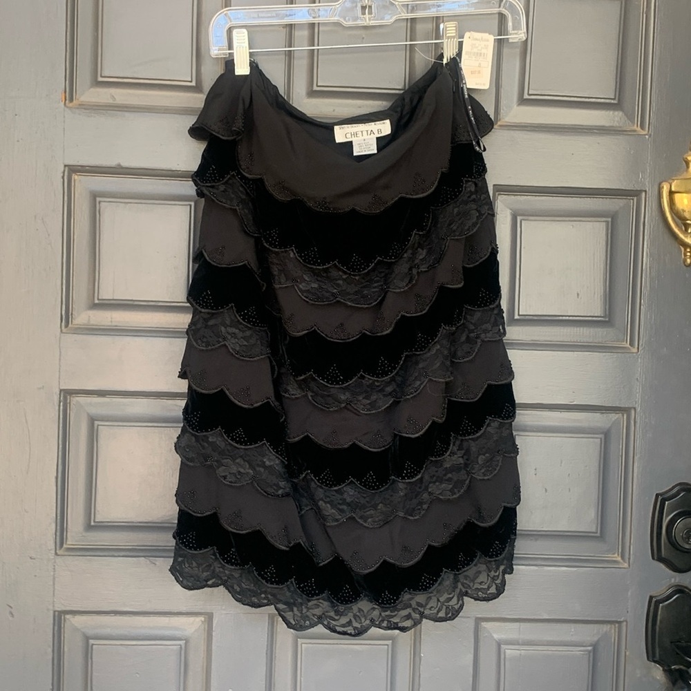 NWT Sherrie Bloom- Chetta B 75% Silk beaded